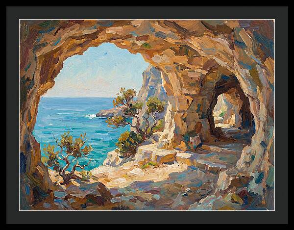 Tranquil Coastal Cave
