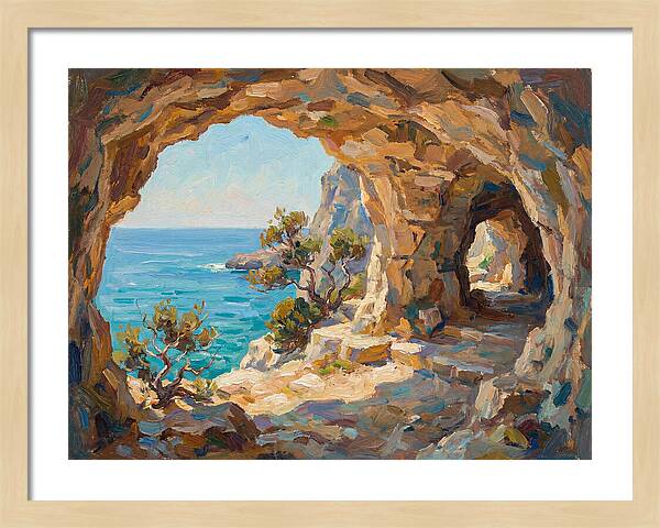 Tranquil Coastal Cave