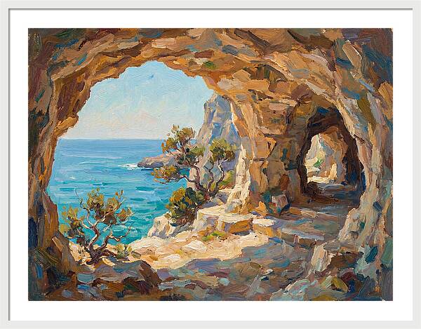 Tranquil Coastal Cave