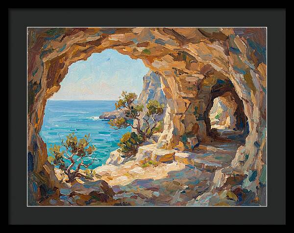 Tranquil Coastal Cave