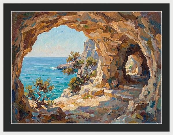 Tranquil Coastal Cave