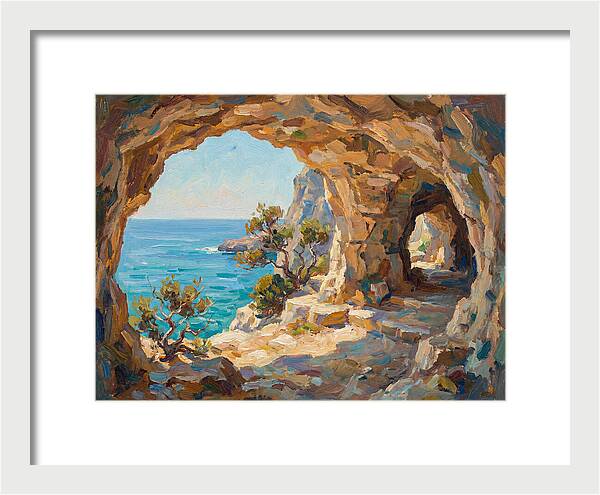 Tranquil Coastal Cave