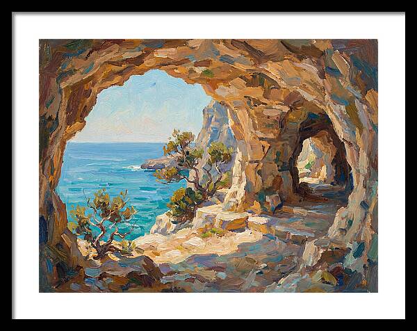 Tranquil Coastal Cave