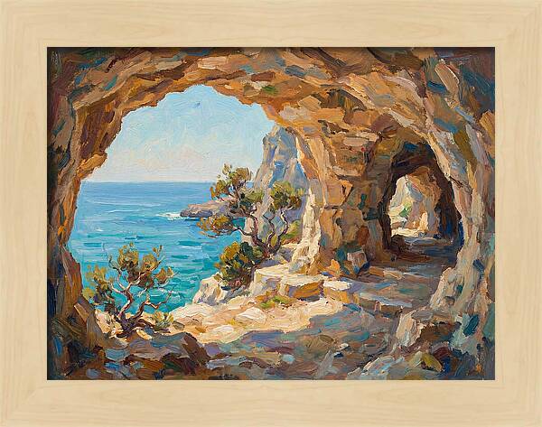 Tranquil Coastal Cave