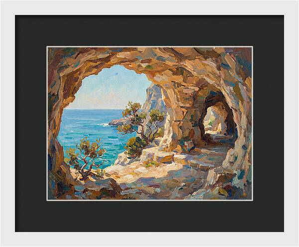 Tranquil Coastal Cave
