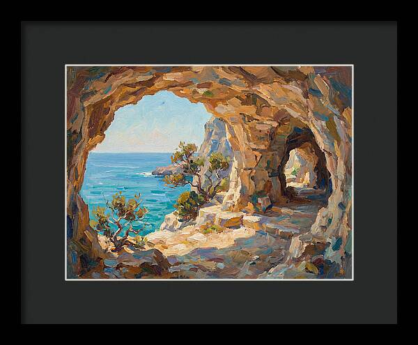 Tranquil Coastal Cave