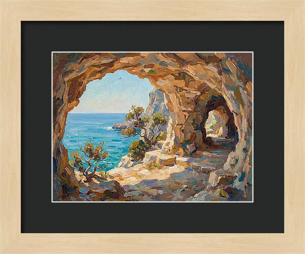 Tranquil Coastal Cave