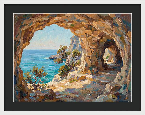 Tranquil Coastal Cave