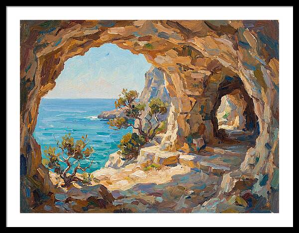 Tranquil Coastal Cave