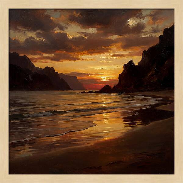 Tranquil Coastal Dusk