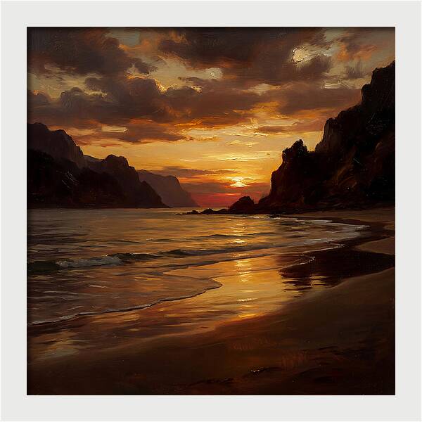 Tranquil Coastal Dusk
