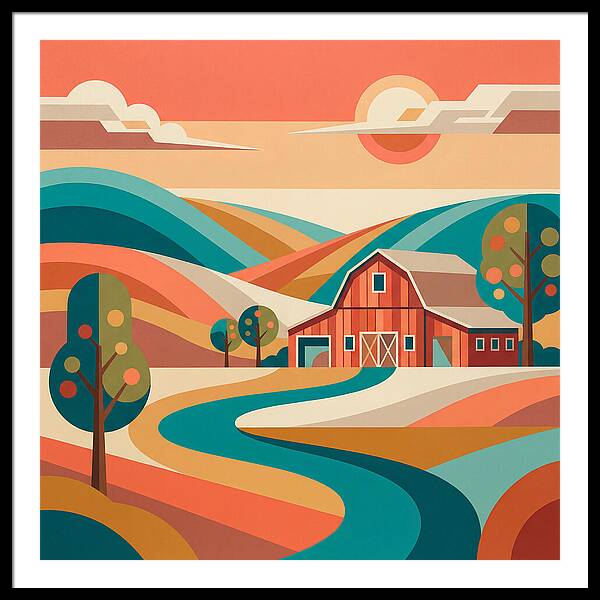 Tranquil Country Landscape