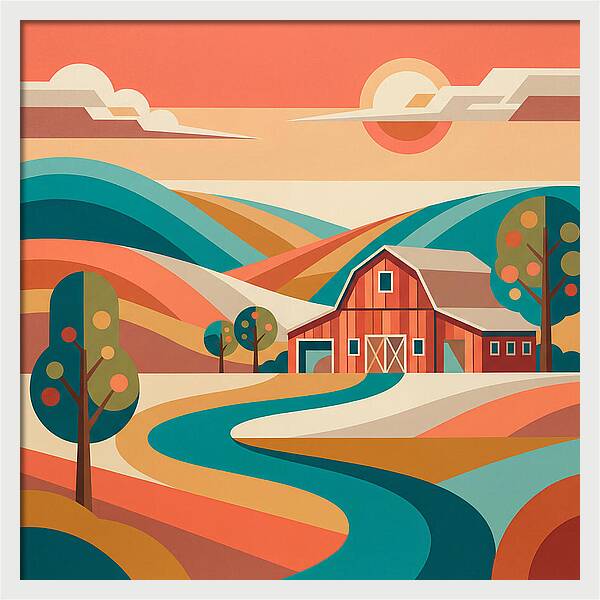 Tranquil Country Landscape