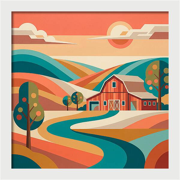 Tranquil Country Landscape