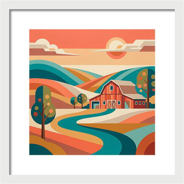 Tranquil Country Landscape