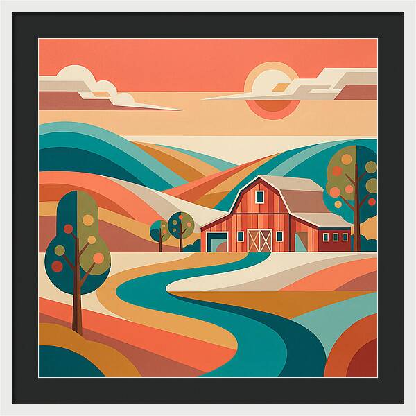 Tranquil Country Landscape