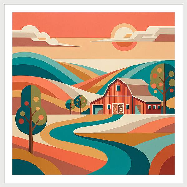 Tranquil Country Landscape