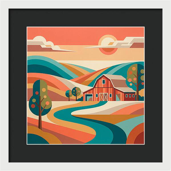 Tranquil Country Landscape