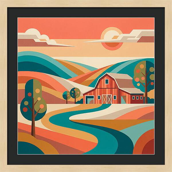 Tranquil Country Landscape