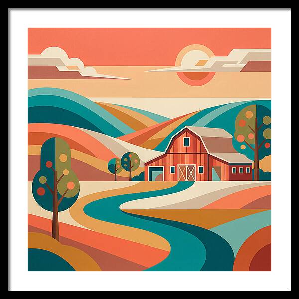 Tranquil Country Landscape