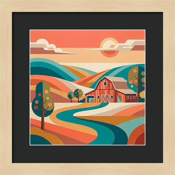 Tranquil Country Landscape