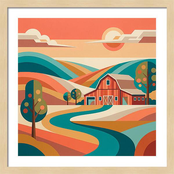 Tranquil Country Landscape