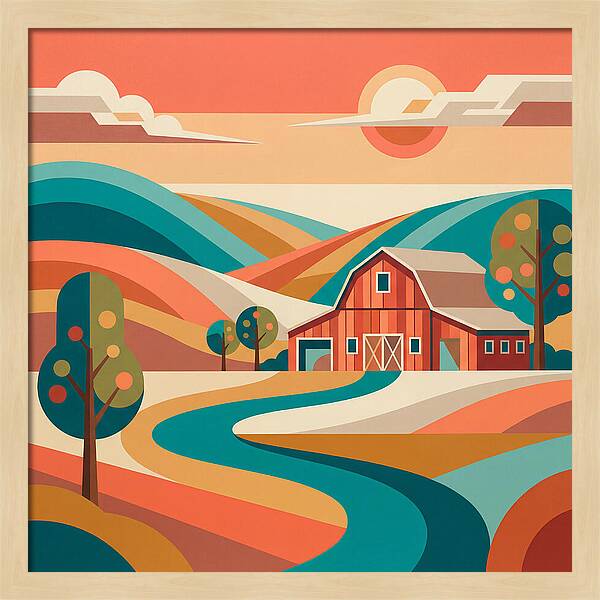 Tranquil Country Landscape