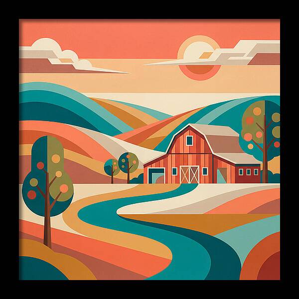 Tranquil Country Landscape