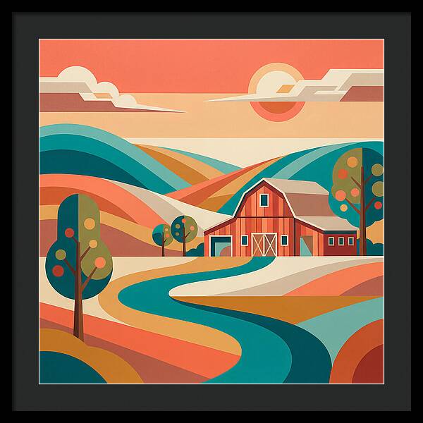 Tranquil Country Landscape