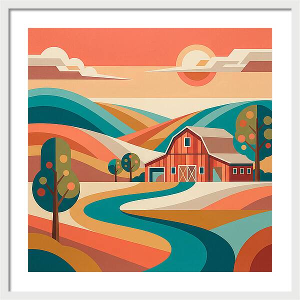 Tranquil Country Landscape