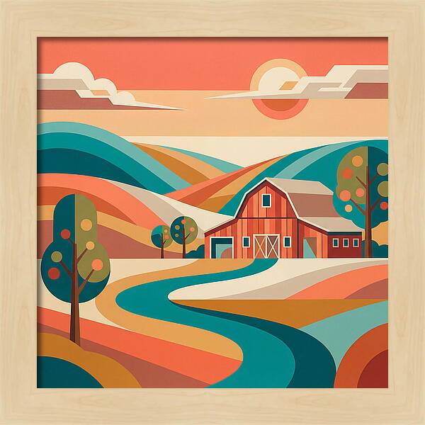 Tranquil Country Landscape
