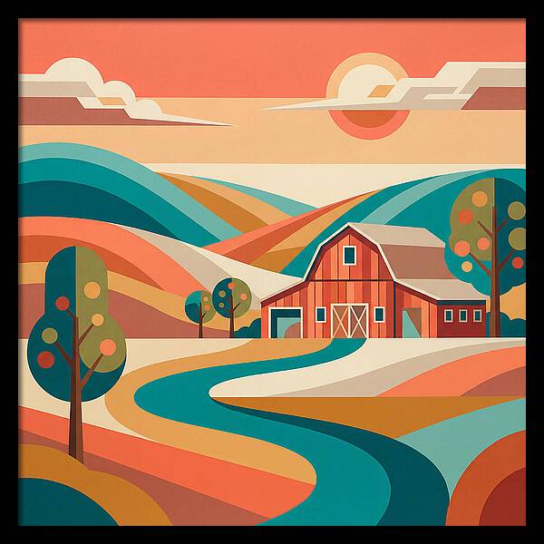 Tranquil Country Landscape