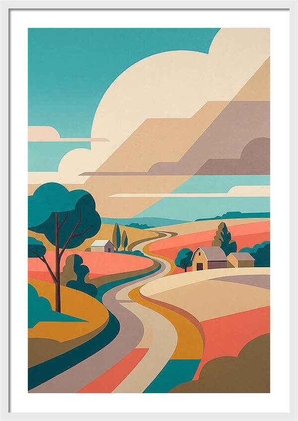 Tranquil Country Path 7556