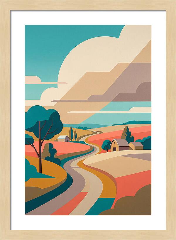 Tranquil Country Path 7556