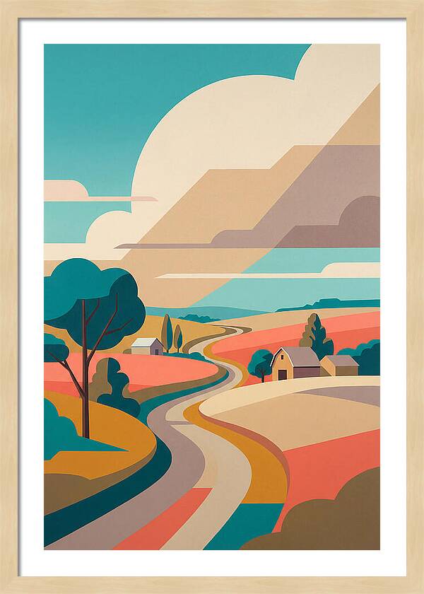 Tranquil Country Path 7556