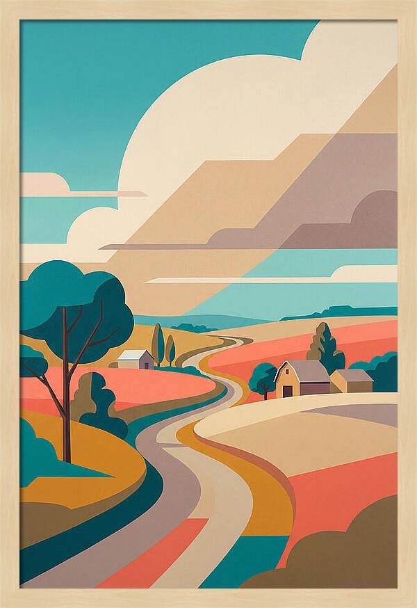 Tranquil Country Path 7556