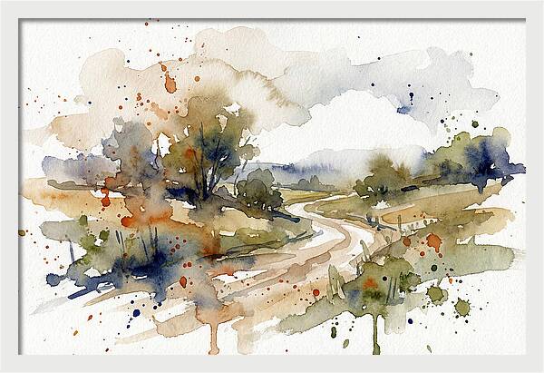 Tranquil Country Path 7562