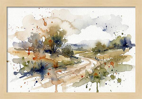 Tranquil Country Path 7562