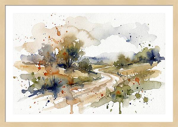 Tranquil Country Path 7562