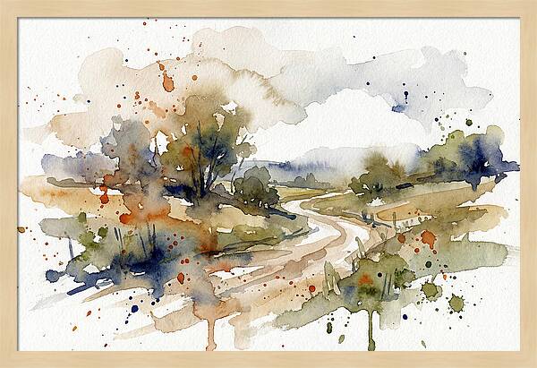 Tranquil Country Path 7562