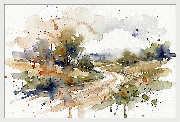 Tranquil Country Path 7562