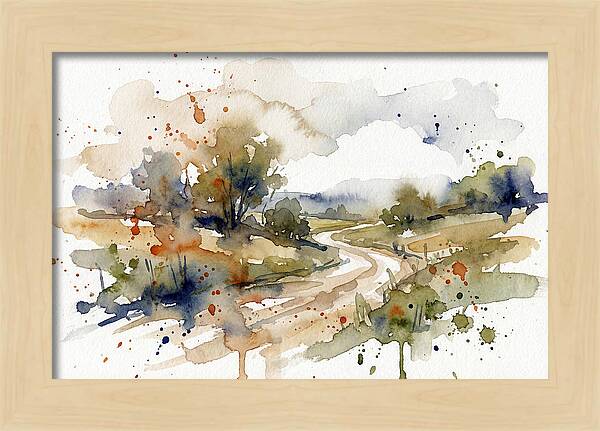 Tranquil Country Path 7562