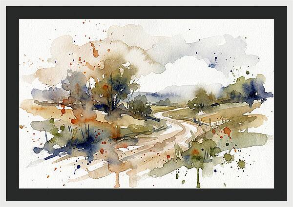 Tranquil Country Path 7562