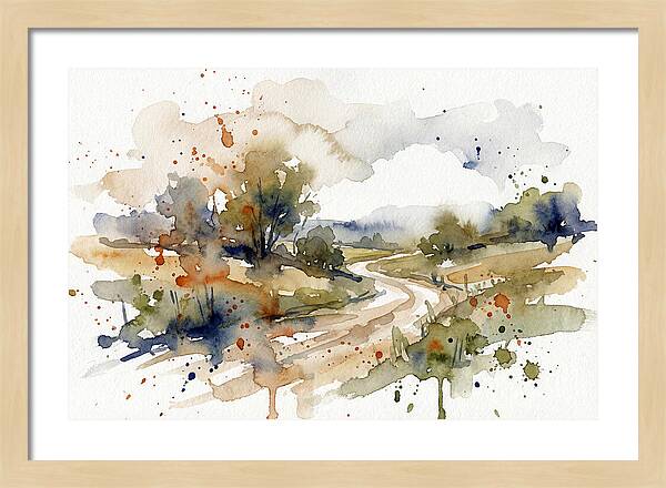 Tranquil Country Path 7562