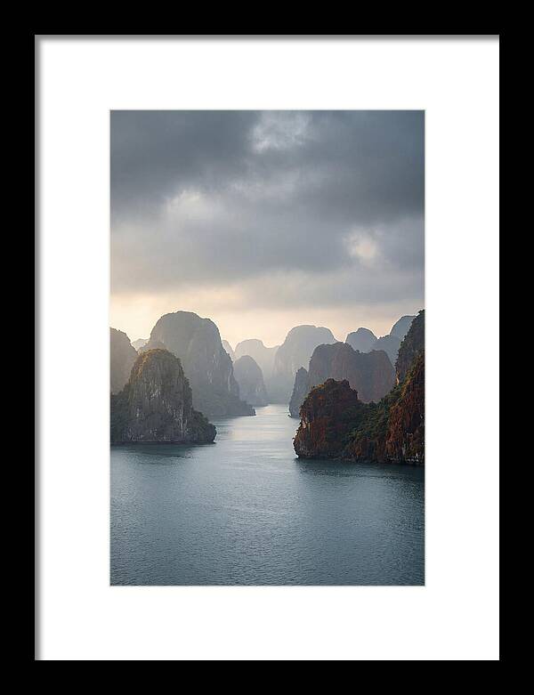 Tranquil Dawn Over Ha Long Bay