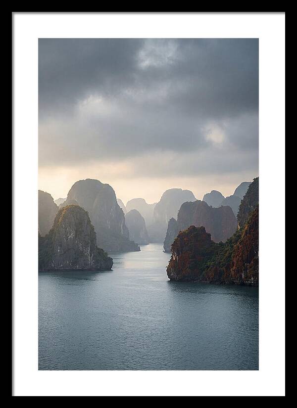 Tranquil Dawn Over Ha Long Bay