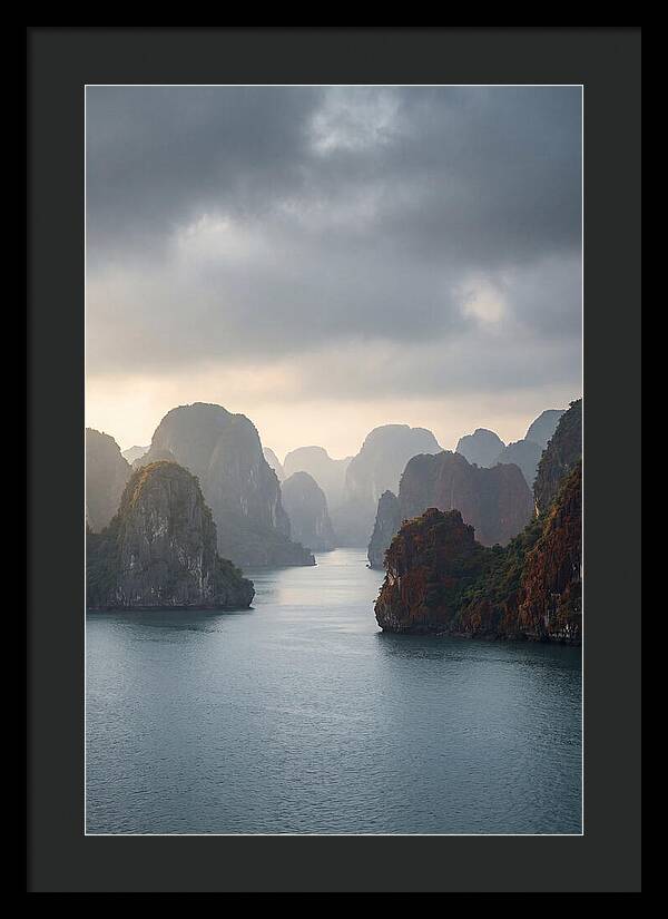 Tranquil Dawn Over Ha Long Bay