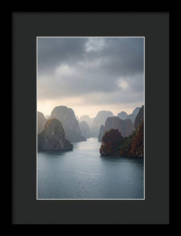 Tranquil Dawn Over Ha Long Bay