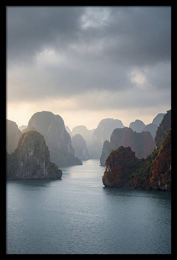 Tranquil Dawn Over Ha Long Bay