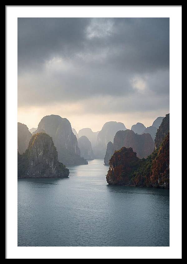 Tranquil Dawn Over Ha Long Bay